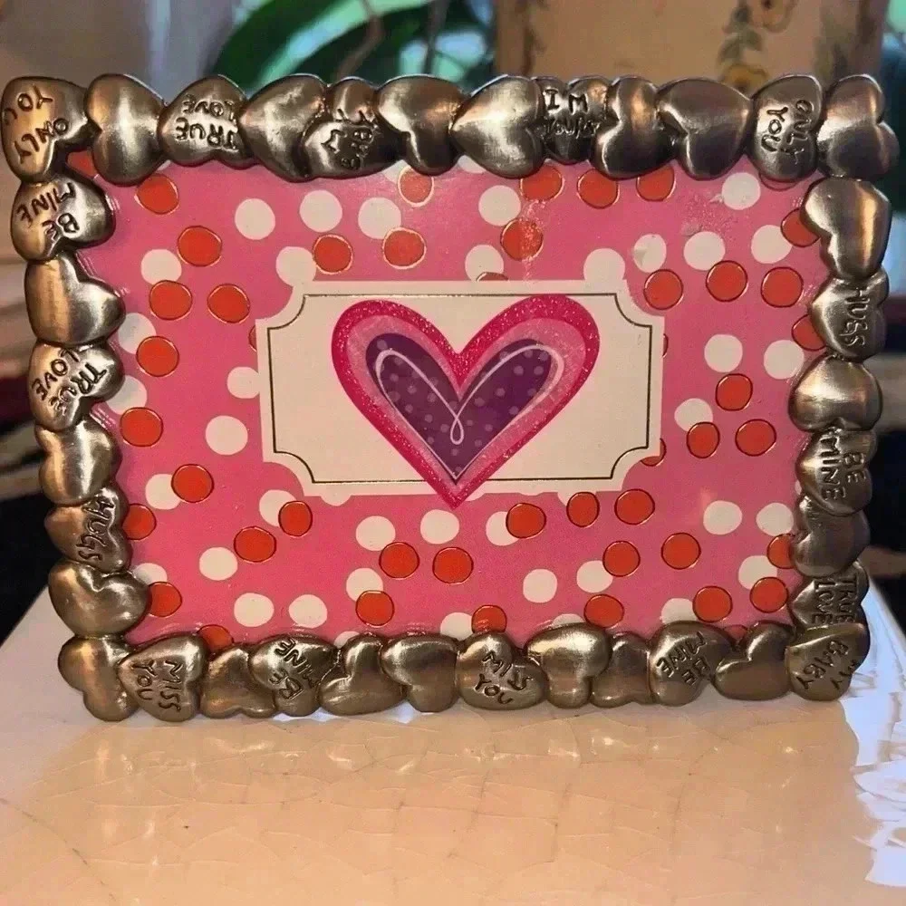 Valentine’s Day Conversation Candy Heart 4 x 5 Picture Photo Frame